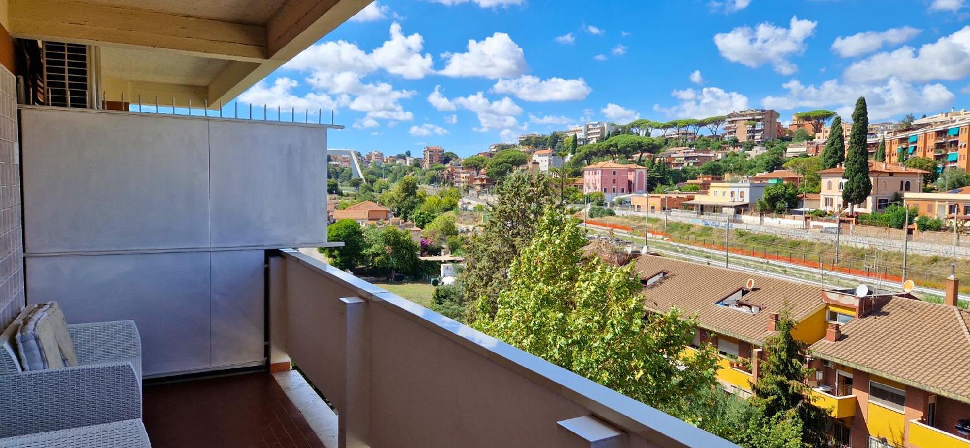Ferienwohnung Casa Stazione Magliana Rom Exterior foto